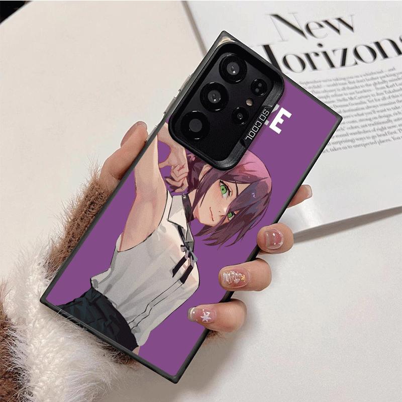 Anime Character R-Reze CSM Soft Phone Case for Samsung Galaxy S24 S25 FE S26 Edge S23 Ultra S22 Plus S21 + Shockproof Cover Back