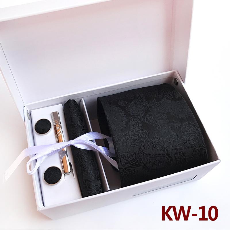 Herren-Krawatten-Geschenkbox 6-teiliges Set Gruppenkrawatte Business-Kleidung Geschenk-Krawatte