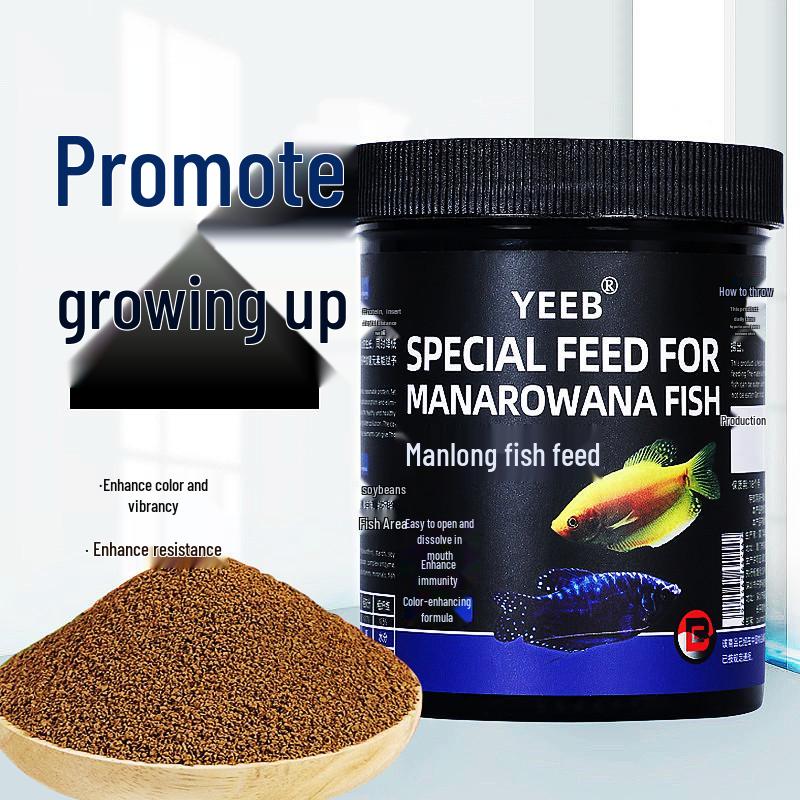 Yeeb Colorful Fish Food for Guppy, Gourami, Pearl Danio - Slow Sinking Feed