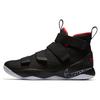 Zoom Soldier 11 Basketball Shoes Men's Mid Top Black/Red 897644-002
