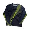 Irregular Agile Mesh L/S Tee (Charcoal/Neon)
