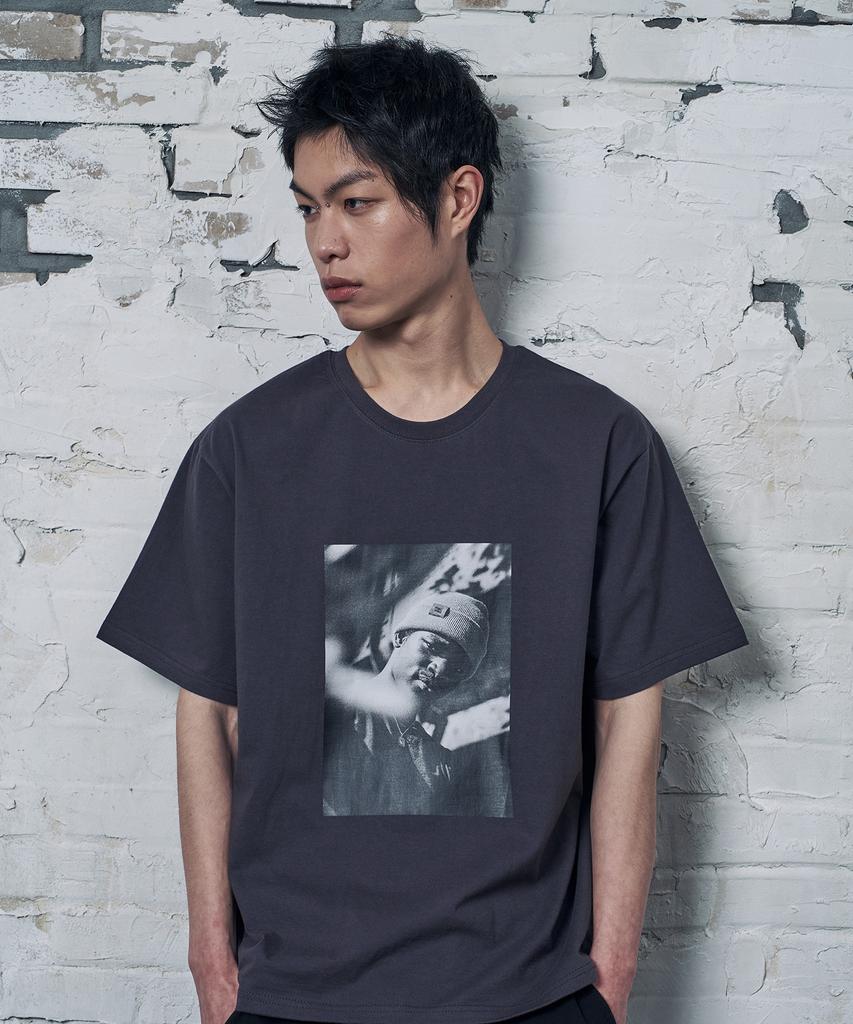 Peideu Pd Gangster Short Sleeve T-Shirt Charcoal