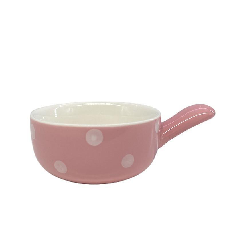 Ceramic Dipping Sauces Dressings Snacks Mini Cartoon-Style Condiment Dish With Polka Dot Design Microwave Safe