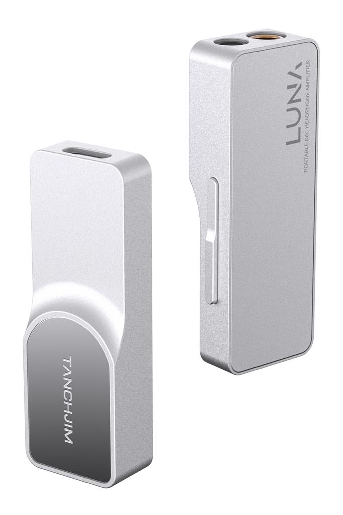 TANCHJIM LUNA Portable USB HiFi Headphone Amplifier Dual CS43198 DAC DSD256 Support Outputs Compatible with and Home Audio 32-Bit/768kHz & 4.4mm