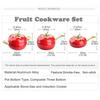 Creative Fruit Shape Soup Non-Stick Cooking Pot Aluminum Pot Frying Cookware Set Pan Kitchen Kitchenware Saucepan 5823ID