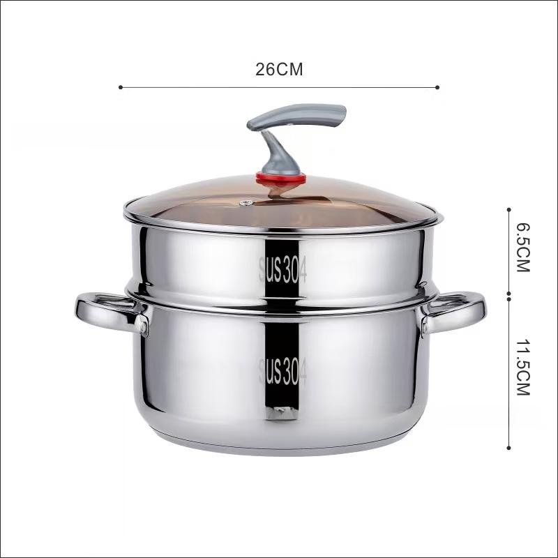 Flying Bird 304 Stainless Steel Steamer Pot