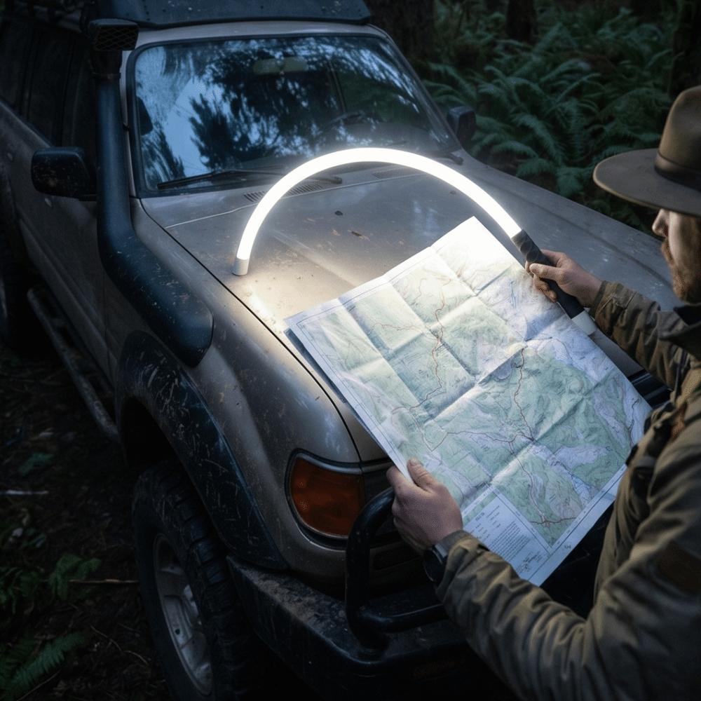 29Inch Flexible Flashlight Stick High Lumens Bendable LED Light Automotive Lighting Tools  Home
