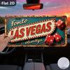 D Flat pc Only for Decoration Decor Outdoor Signs  Wall Decor (xcm) Tin Sign FONTO LAS VEGAS Retro Home Decor