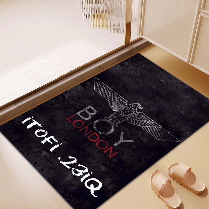3D Eagle Logo Printed Rug — Suitable for Living Rooms, Bedrooms, Non-Slip Yoga Mats, and Outdoor Use; Ideal As A Birthday Gift