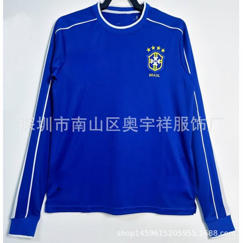Vintage Brazil National Team Soccer Jersey Ronaldo 9 Classic Retro Football Shirt Short Sleeve Unisex