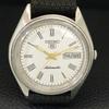 VINTAGE SEIKO 5 AUTOMATIC 6309A JAPAN MENS WHITE COLOR DIAL WATCH A708311-1