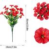 Artificial Morning Glory Flower UV Resistant Hanging Flowers Silk Morning Glory Garden Wedding Decoration Outdoor Hanging Plants