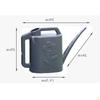 4L Watering Can for Indoor Plants with Handle, Large Capacity, Long Spout, Flower Can,