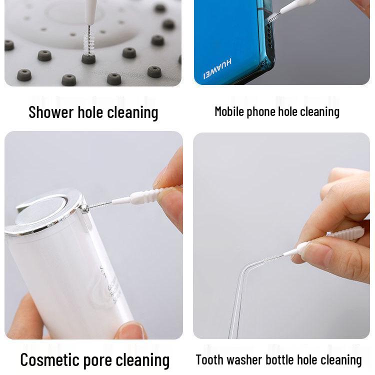 Multi-Function Anti-Clog Shower Head and Faucet Gap Cleaning Brush