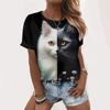 3d Colorful Stones Print Tshirt For Women Summer Fashion Casual Loose T Shirt Oversized Short Sleeve O-Neck Tops Design Clothing