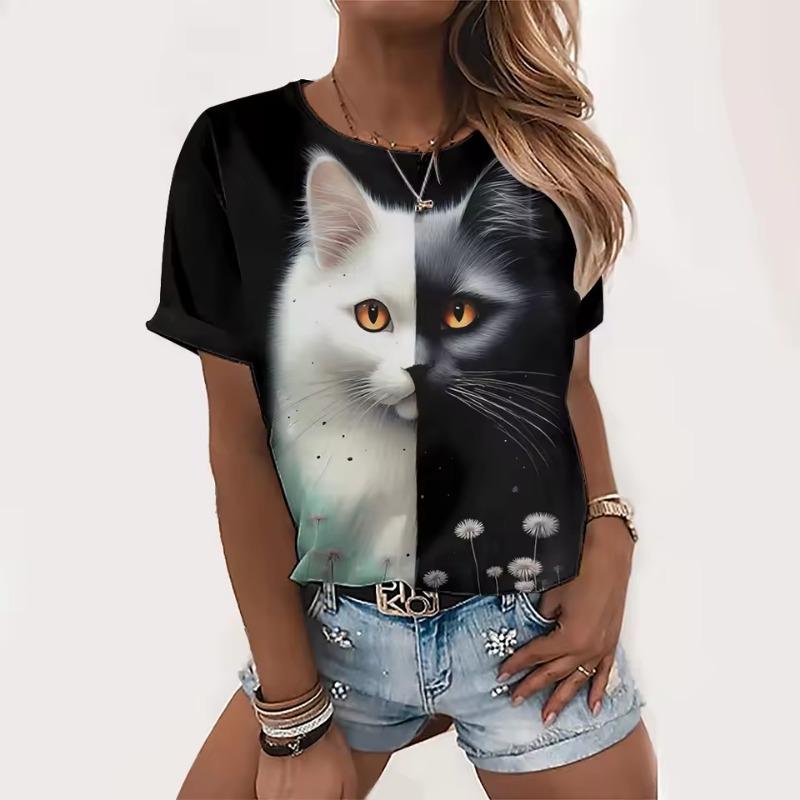 3d Colorful Stones Print Tshirt For Women Summer Fashion Casual Loose T Shirt Oversized Short Sleeve O-Neck Tops Design Clothing