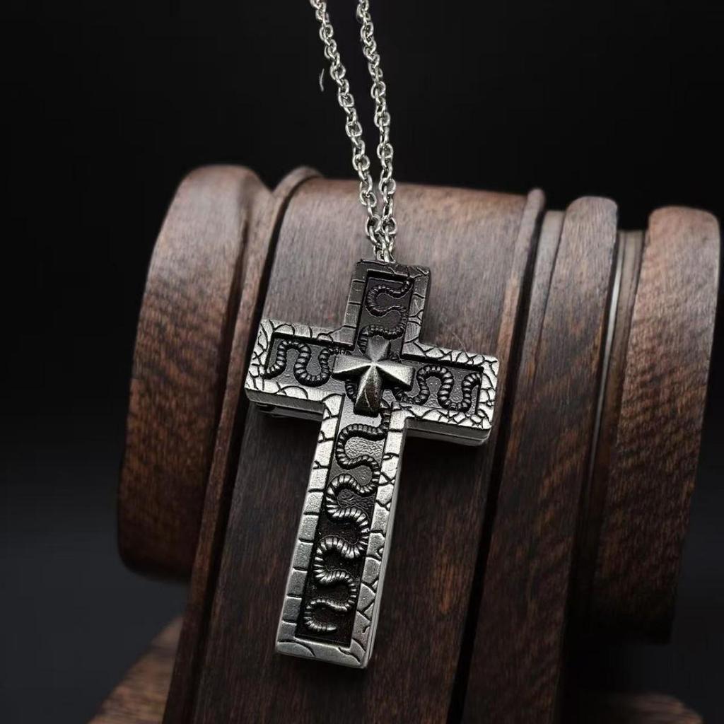 Popular Retro Double-Layer Snake Necklace - Creative European & American Holiday Fashion Gift