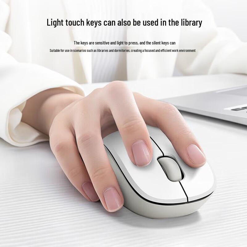 Ecolai M02BK Ergonomic Wireless Office Mouse