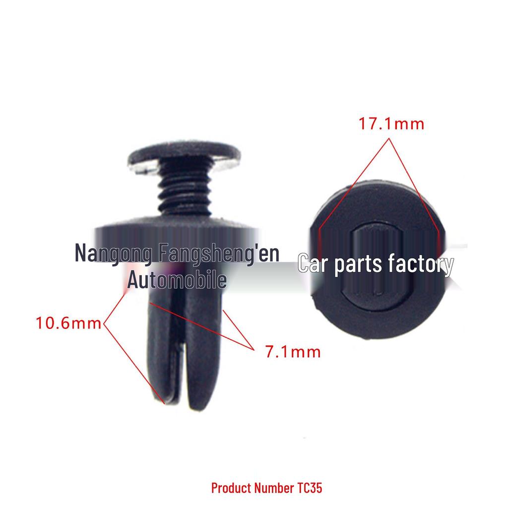 Honda & Toyota Car Fender Liner Clips - Mudguard Accessories & Installation Buckles