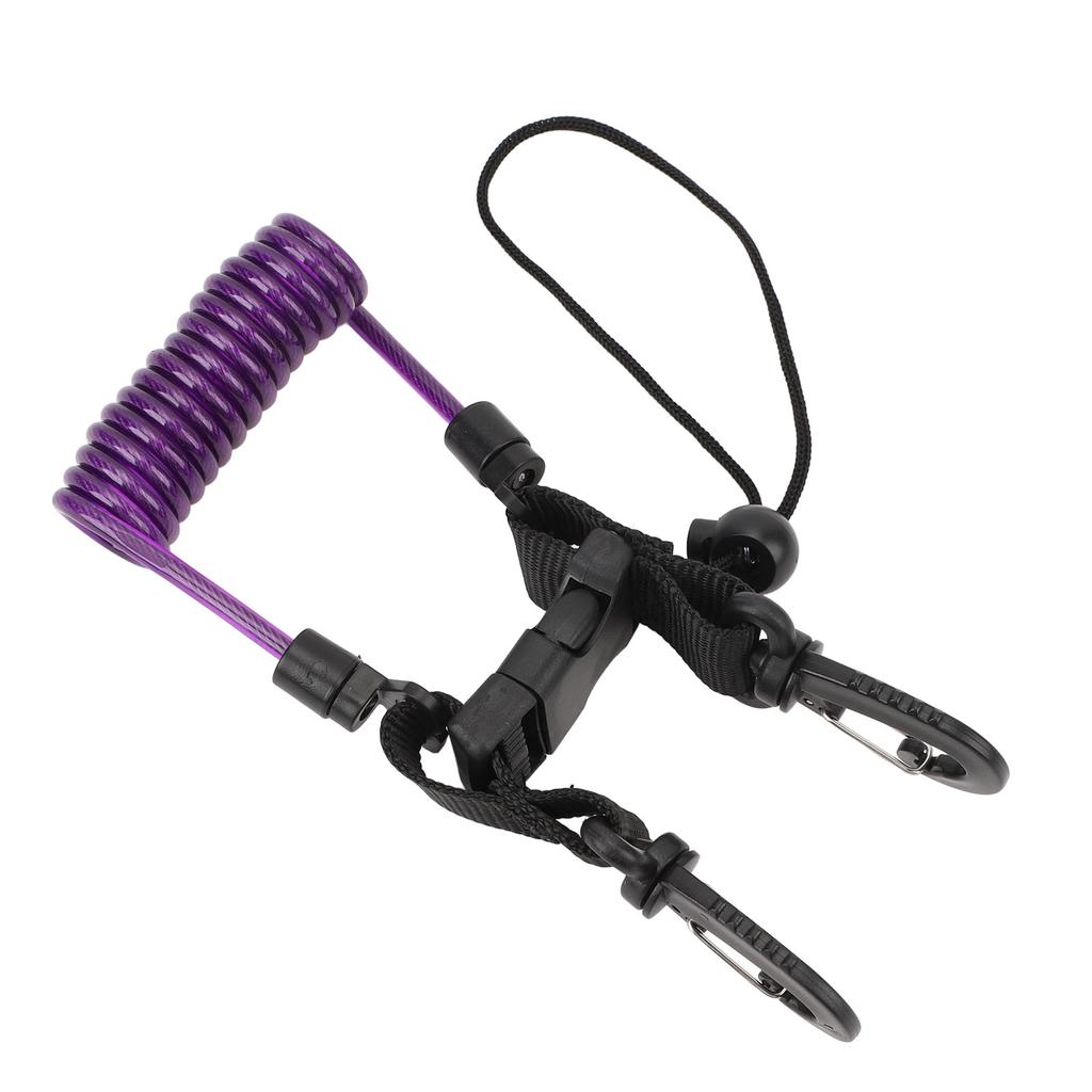 Tauchkamera Lanyard Schnellverschluss Schnalle Edelstahl Draht Feder Spiralförmig Aufgerolltes Kamera Lanyard für