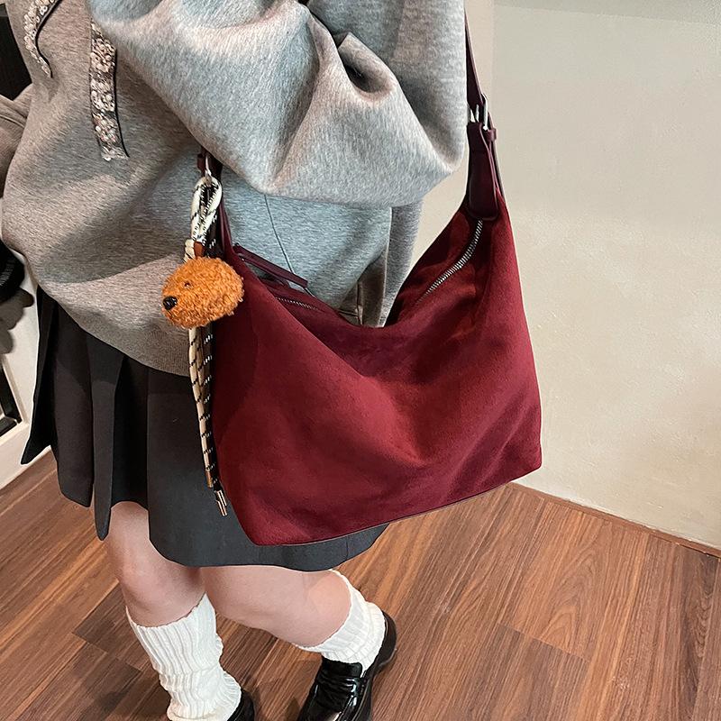 Retro Style Popular Leopard Print Tote Bag 2025 New Autumn Large Capacity Simple Shoulder Bag Crossbody Women's Bag