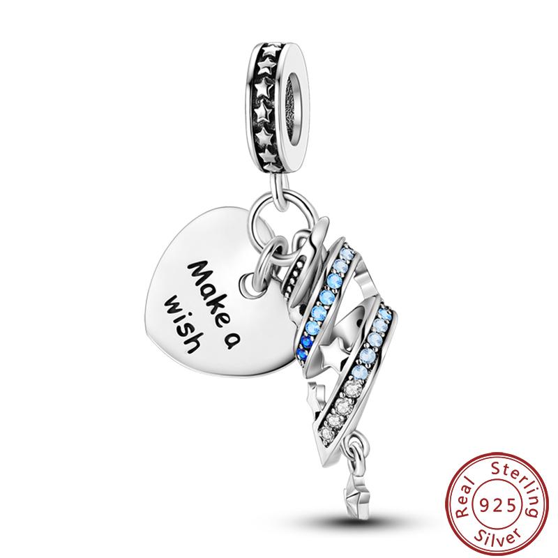 Copper Sincere Emotions Multiple Styles Heart-Shaped Romantic Charms Beads 3Mm Diy Fine Jewelry Making