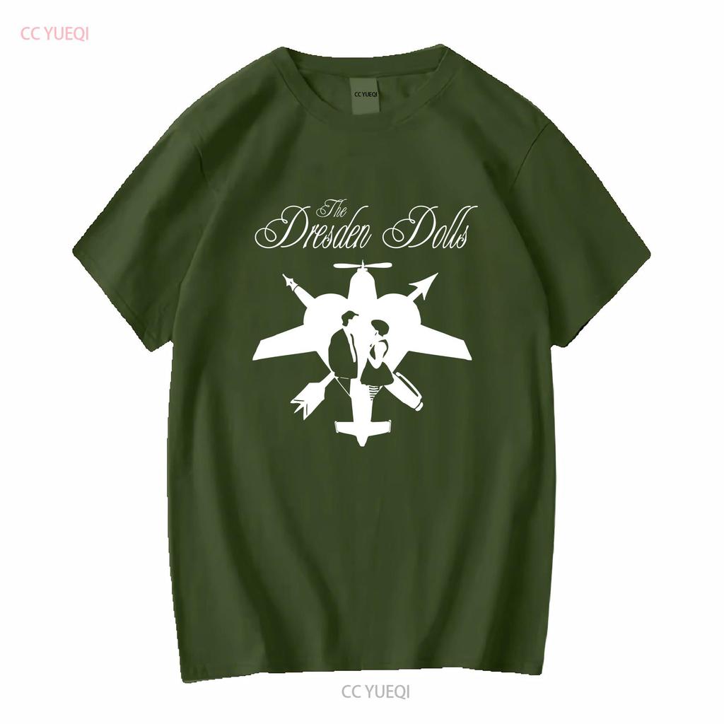 Camiseta The Dresden Dolls tendencia hoT Navidad vintage Lavada Ligeramente hombre ropa de diseñador Transpirable