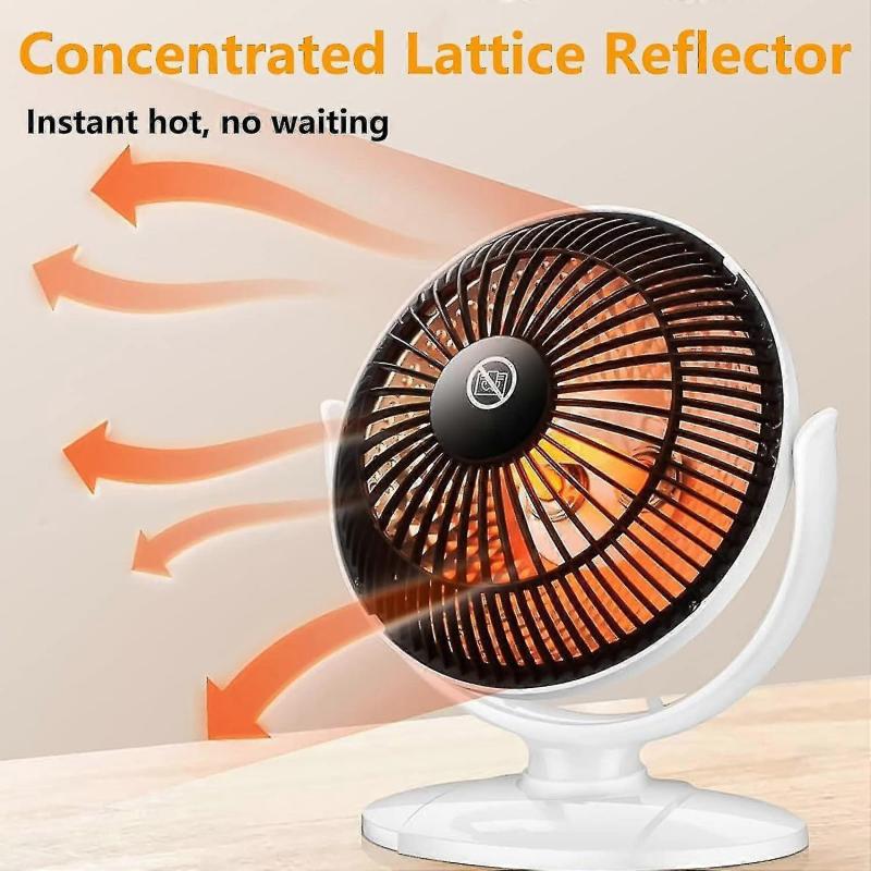 Portable Space Heater, 200w Mini Portable Infrared Quartz Tube Electric Heater For Office, Home, Whole Room