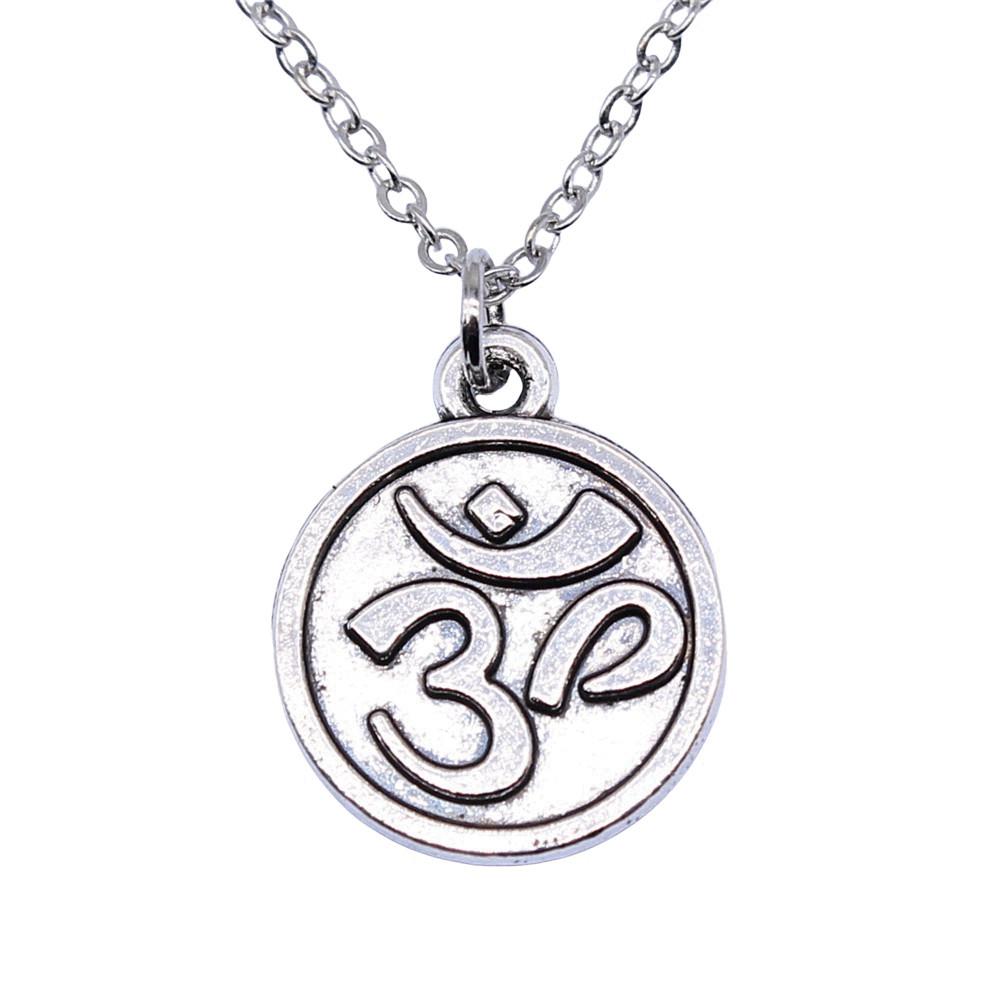 Knot Pendant Necklace Talisman Amulet Celtic Occult Protection Jewelry 40cm Short Chain