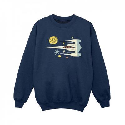 Boys The Mandalorian Cutout Ship Sweatshirt