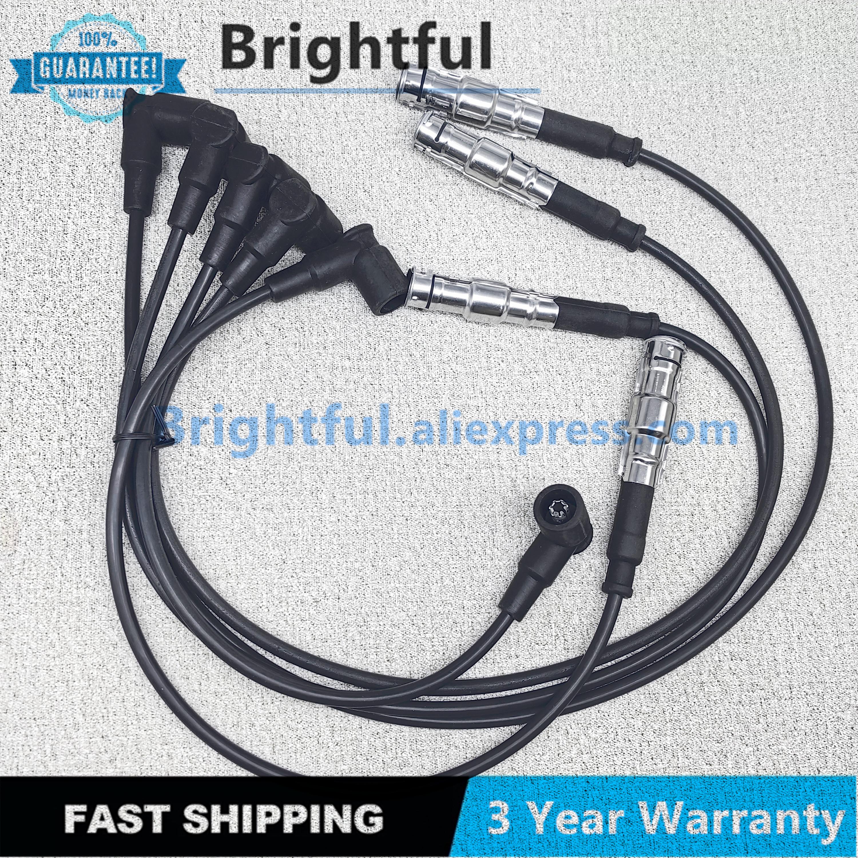 1 Set Ignition Spark Plug Wire for Mercedes W201 C123 W123 W124 W463 ZEF466 New Spark Plug Wire