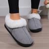 2025 Winter New Warm Fur Indoor Home Slippers for Women, Couple Slippers, Women's Soft Bottom Home Slippers, Large Size