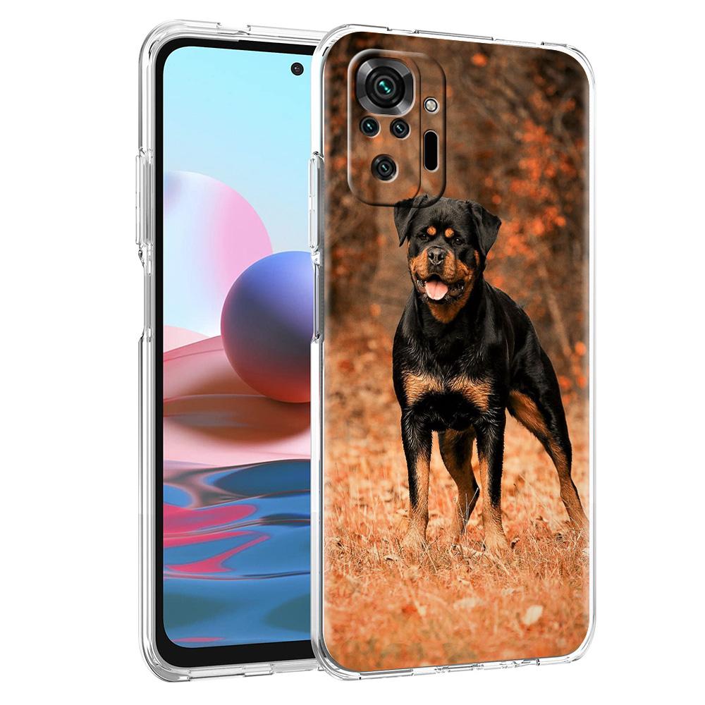 Phone Case For Xiaomi Redmi Note 15 14 5G 13 12 10 11 Pro Plus 4G 14C 13C 12C Soft TPU Cover Rottweiler Dog
