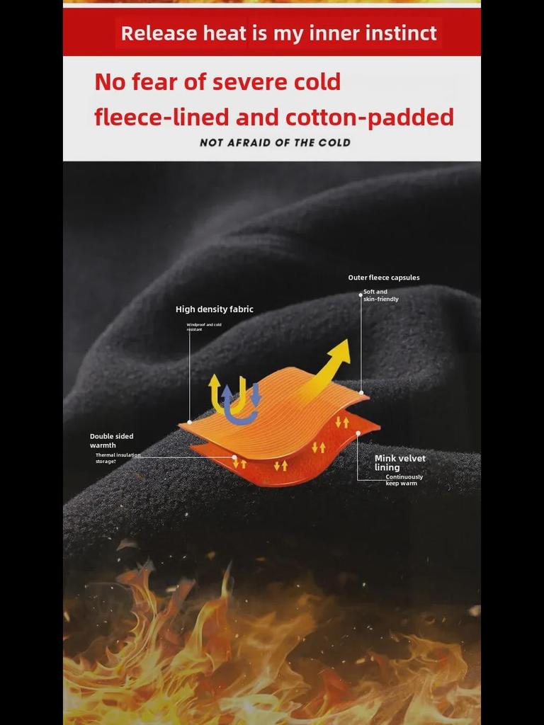 Uniseksowa dwustronna kurtka z polaru koralowego i polaru polarnego w wielokolorowe wzory - Jesienno-zimowy płaszcz z wełny jagnięcej