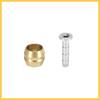 BULLSPANN Bicycle Brake Olive and Brass Connection Insert Kit for