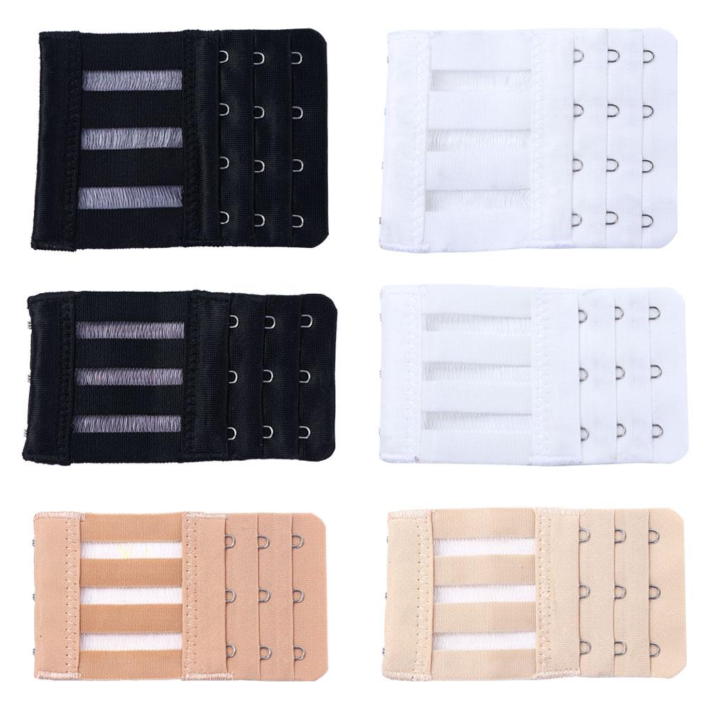 Lingerie Strap DIY 3 Hooks 3 Rows Bra Extenders Intimates Accessories Bra Extension Buckle Lingerie Strap Bra  Extenders Strap