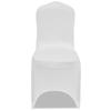 Housse de chaise - vidaXL - 100 pcs - Blanc - Synthétique - Extensible