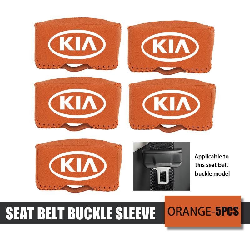 Car Seat Belt Anti Scratch Buckle Protector Cover Accessories For KIA Rio K5 K2 Sportage Ceed Sorento Picanto Stinger Soul