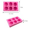 3D Macaron Shape Soap Grade Silicone Chocolate Mold Fondant Candy Soap Polymer Clay Crafting Mould Decorating Baking Tool