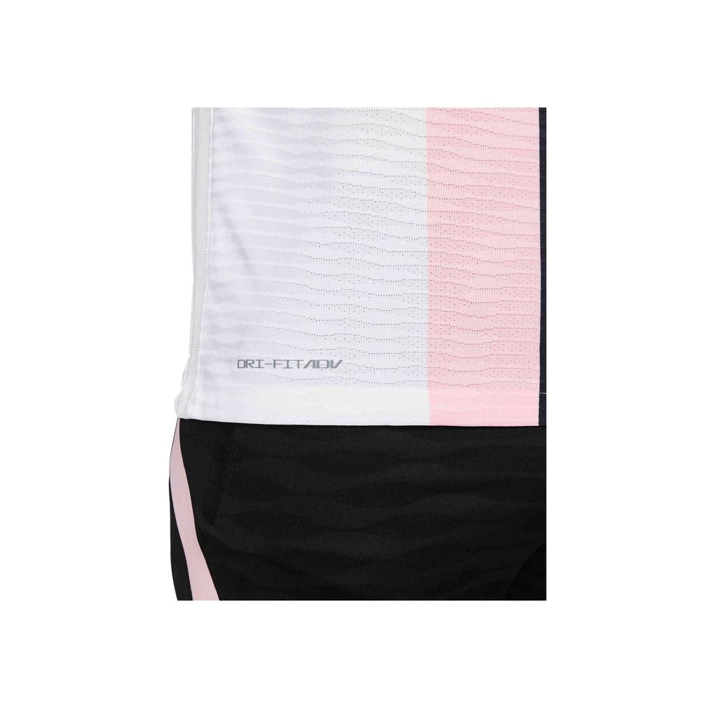 Nike Paris Saint-Germain 21/22 Away Player Edition Color Block Letter Number Print Crew Neck Short Sleeve Football Shirt Men tops White CV7850-101