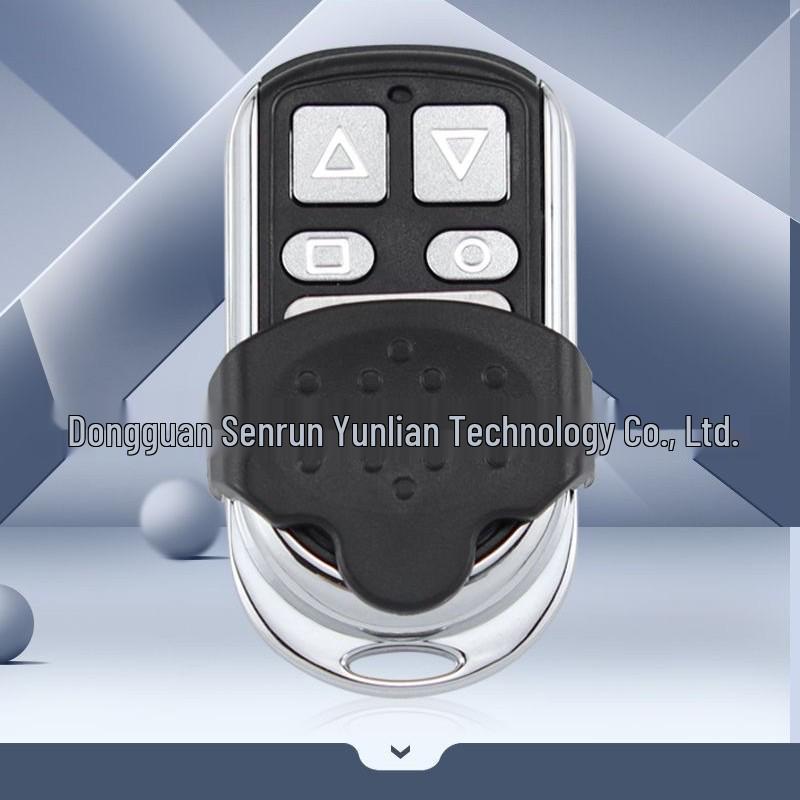 Metal Four-Button Car Door Remote with Rolling Code Access Control