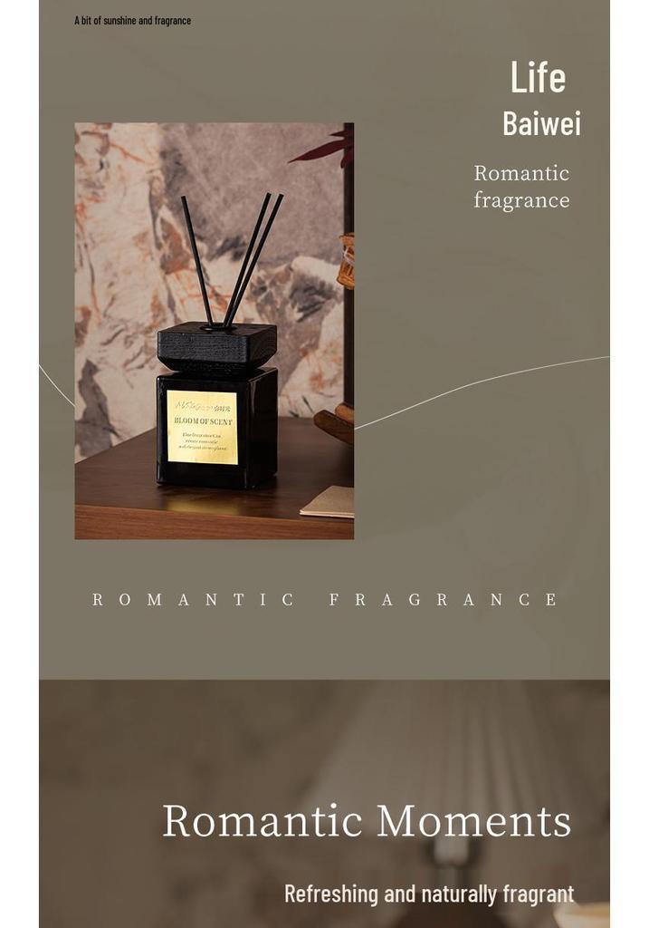 Flameless Rattan Aromatherapy Diffuser with Long-Lasting Scent - Essential Oil Gift Box for Home, Hotel, or Birthday.