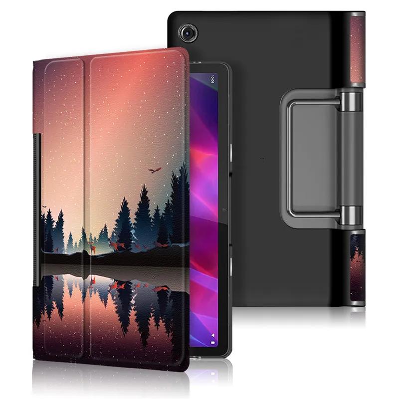 PU Leather Flip Stand Cover for Lenovo Tab 11 YT-J706X 11 Inch Cover Stand Luxury Protective Cover Foldable Case