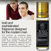 Pack trio d'huiles parfumées pour hommes Herbexo - Black-X, Kairo, Goldrush | Parfums longue durée | Parfums audacieux, exotiques et luxueux | Naturel, sans alcool