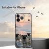 C-Cute Pug Dog Phone Case Silicone Soft For IPhone 17 16 15 14 13 12 11 X XR Plus Pro Max Plus