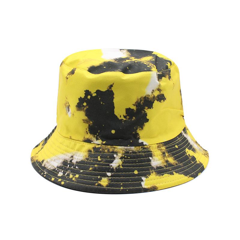Ins DoubleSided Tie Dyed Fisherman Hat Children Spring And Summer Trendy Men Versatile Sunshade Sunscreen Street Basin Hat