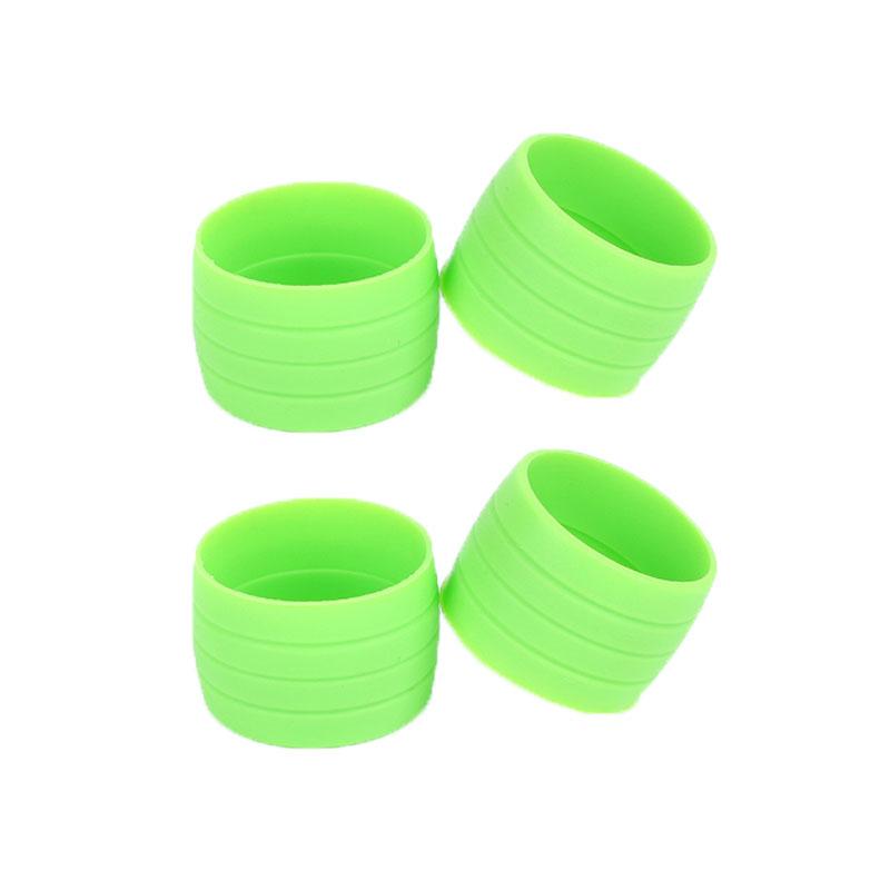 2pcs Silicone Anti-skip Bicycle Handlebar Tape Plug Fixed Ring Road Bike Shift Handle Protection Cover Non-Slip Cycling Accessor