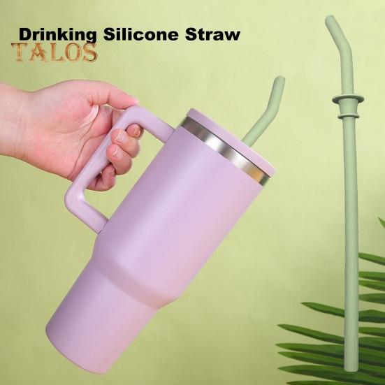 3Pcs Straw Replacement Set for Hydro Flask Tumbler Long Cleaning Brush BPA Free Food-Grade Straw for Hydroflask Travel Mug