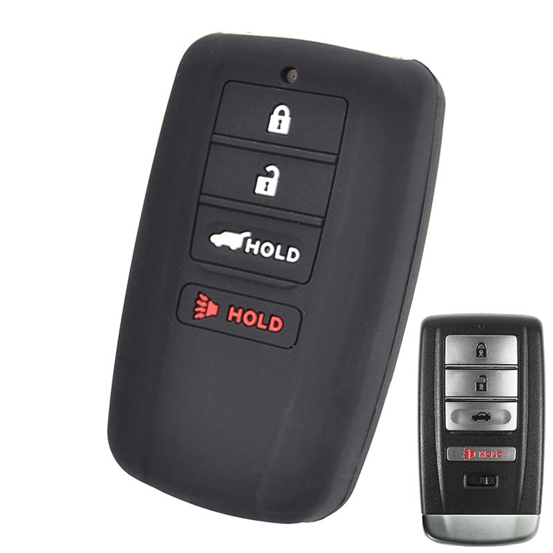 Silicone Car Key Case For Acura MDX ADV RDX RLX ILX TL TLX ZDX Cover Remote Fob Shell Jacket Protector 2017 2018 2019 2020