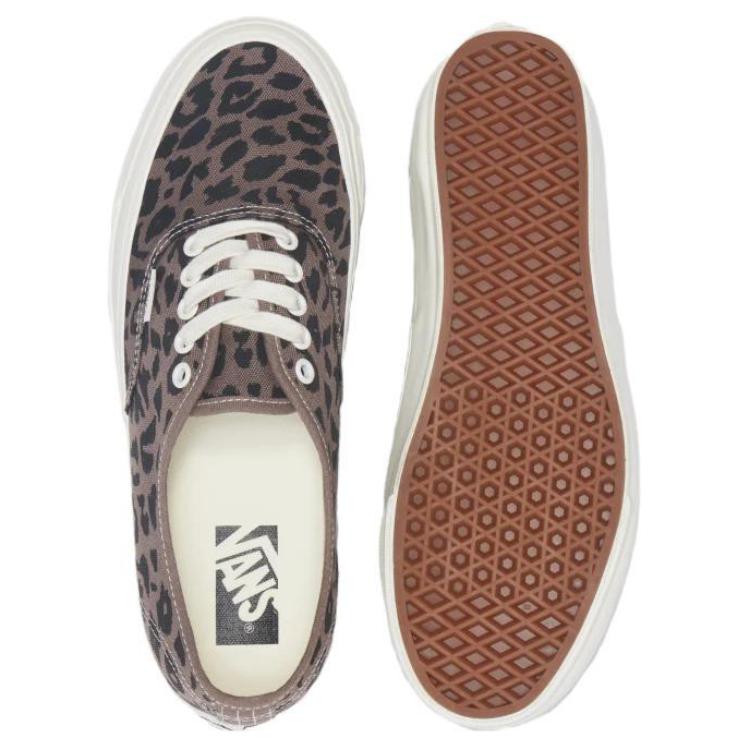 Vans Premium Authentic 44 Leopard Unisex Sneakers Brown Deep-Taupe Black VN000CQALPR
